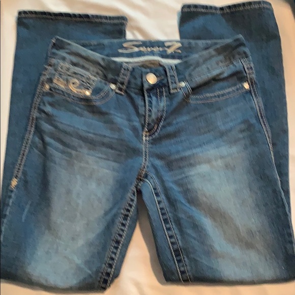 Size 10 women boot cut Seven jeans - Picture 2 of 8